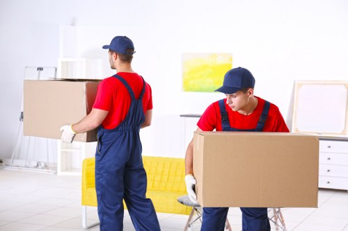 Removal team planning a move in Westhampstead