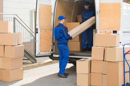 Removal team planning a safe move in West Hampstead