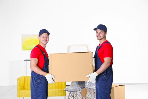 Organised moving boxes for home and office use in Westhampstead