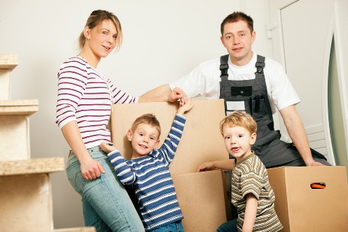 Local office relocation services transporting workstations in Westhampstead