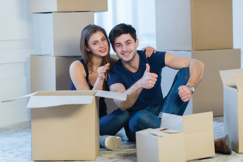 Packing and furniture preparation for a West Hampstead move