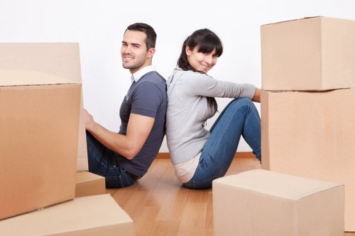 Careful handling of an upright piano during a local move